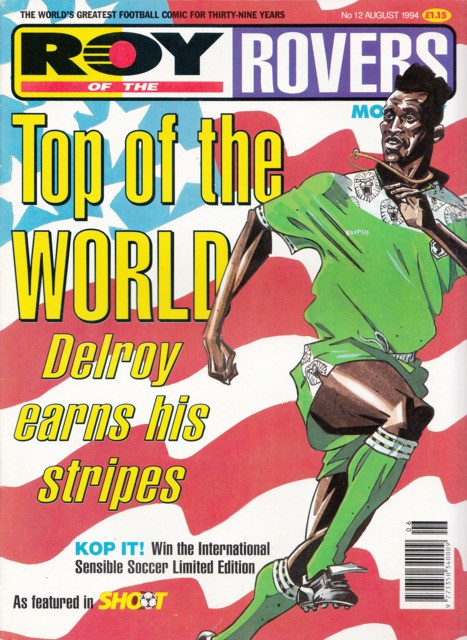 Roy of the Rovers Monthly #12 comic cover
