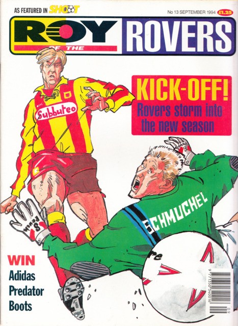 Roy of the Rovers Monthly #13 comic cover