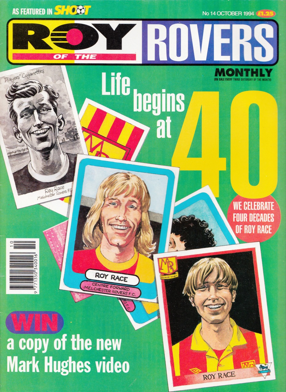 Roy of the Rovers Monthly #14 comic cover