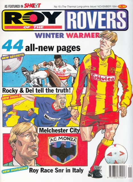 Roy of the Rovers Monthly #15 comic cover