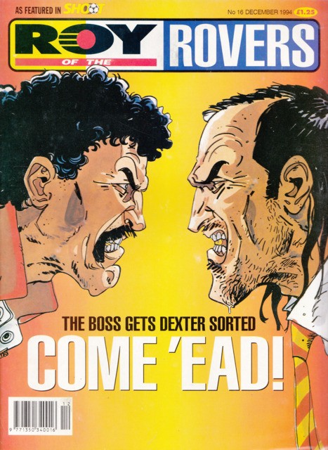 Roy of the Rovers Monthly #16 comic cover