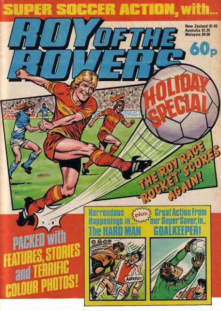 Roy of the Rovers Holiday Special 1984 comic cover