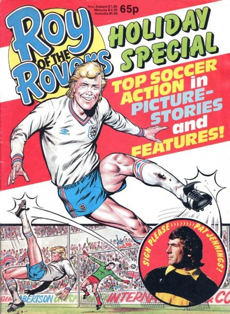 Roy of the Rovers Holiday Special 1986 comic cover