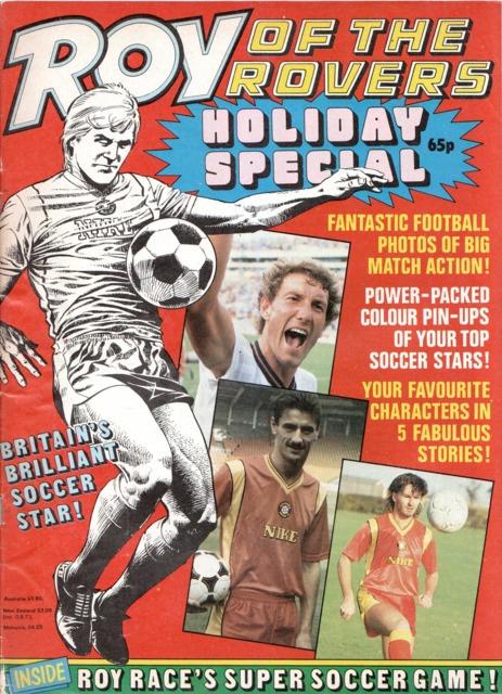 Roy of the Rovers Holiday Special 1987 comic cover