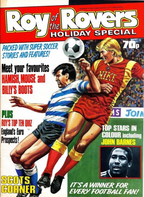 Roy of the Rovers Holiday Special 1988 comic cover
