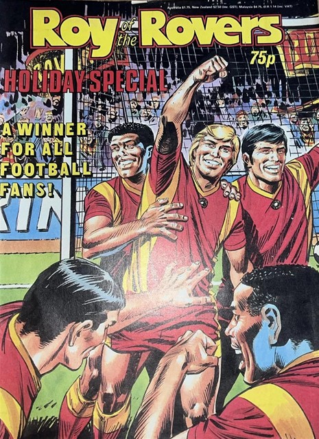Roy of the Rovers Holiday Special 1989 comic cover