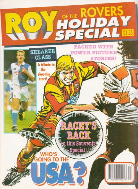 Roy of the Rovers Holiday Special 1993 comic cover