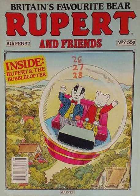 Rupert and Friends #7 comic cover