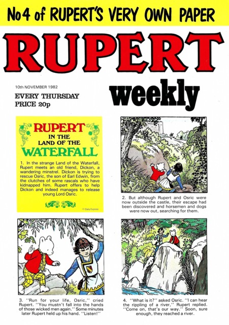 Rupert Weekly #4 comic cover