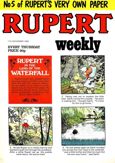 Rupert Weekly #5 comic cover