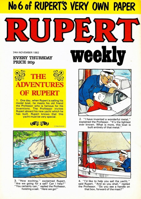 Rupert Weekly #6 comic cover