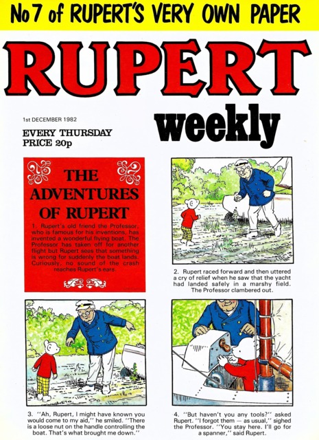 Rupert Weekly #7 comic cover