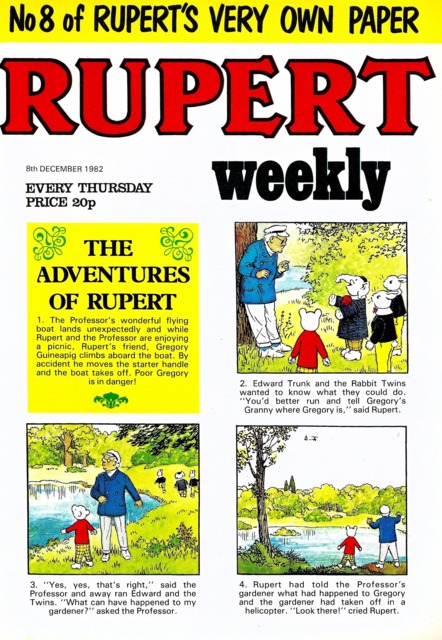 Rupert Weekly #8 comic cover