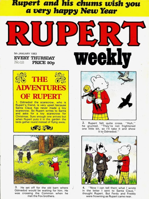 Rupert Weekly #12 comic cover