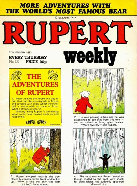 Rupert Weekly #13 comic cover
