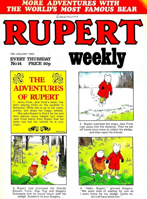 Rupert Weekly #14 comic cover