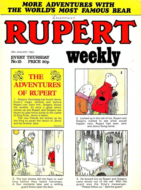 Rupert Weekly #15 comic cover