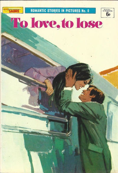 Sabre Romantic Stories in Pictures #6 comic cover