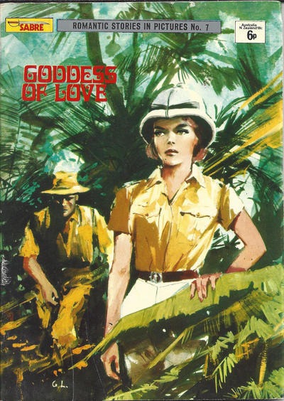 Sabre Romantic Stories in Pictures #7 comic cover