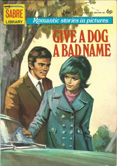 Sabre Romantic Stories in Pictures #15 comic cover