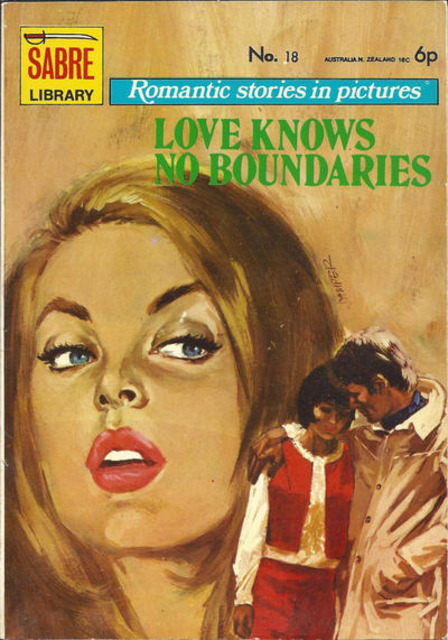 Sabre Romantic Stories in Pictures #18 comic cover