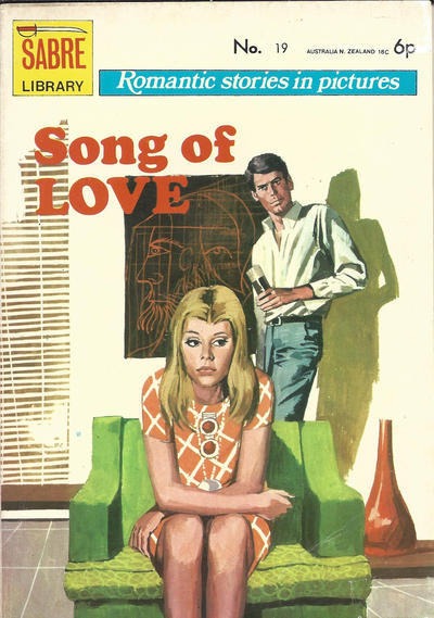 Sabre Romantic Stories in Pictures #19 comic cover