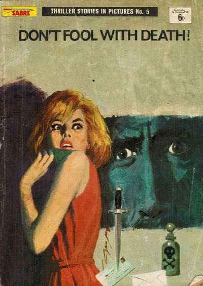 Sabre Thriller Picture Library #5 comic cover