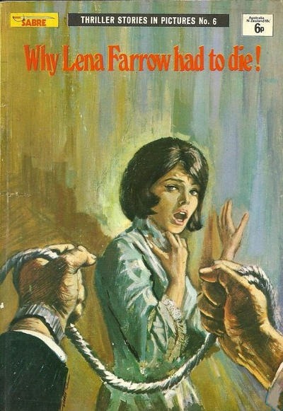 Sabre Thriller Picture Library #6 comic cover