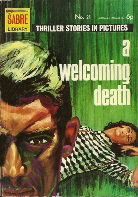 Sabre Thriller Picture Library #21 comic cover