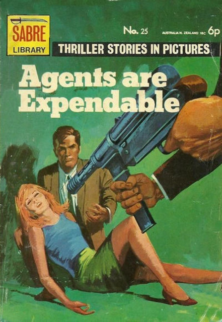 Sabre Thriller Picture Library #25 comic cover
