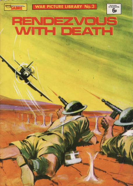 Sabre War Picture Library #3 comic cover