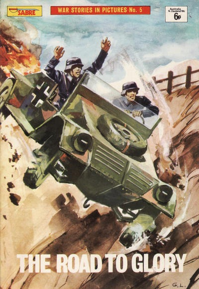 Sabre War Picture Library #5 comic cover