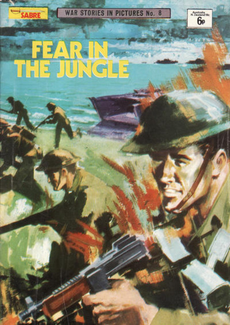 Sabre War Picture Library #8 comic cover