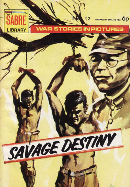 Sabre War Picture Library #12 comic cover