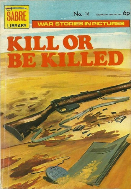 Sabre War Picture Library #16 comic cover