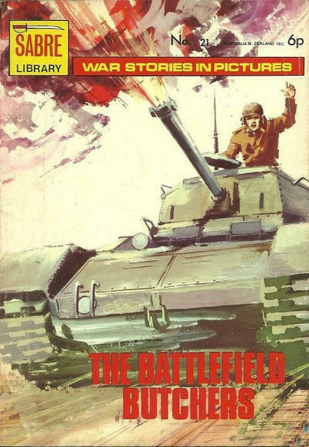 Sabre War Picture Library #21 comic cover