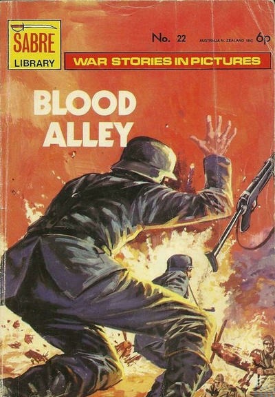 Sabre War Picture Library #22 comic cover