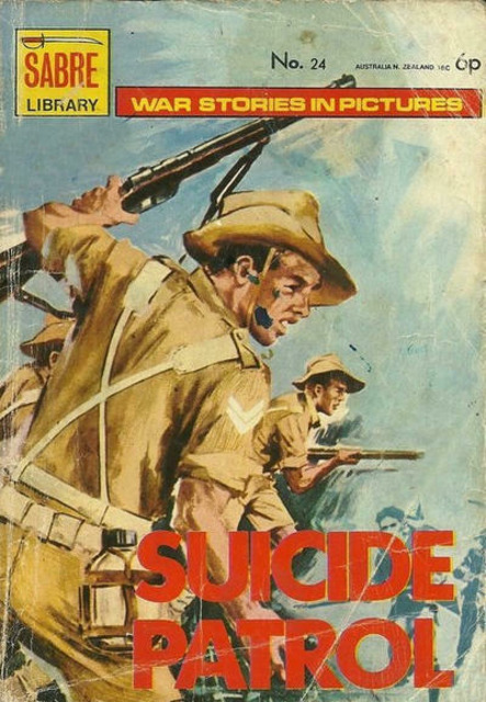 Sabre War Picture Library #24 comic cover