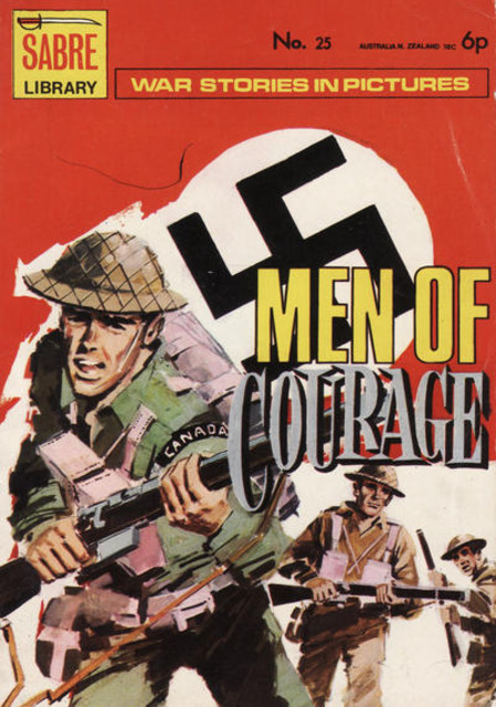 Sabre War Picture Library #25 comic cover