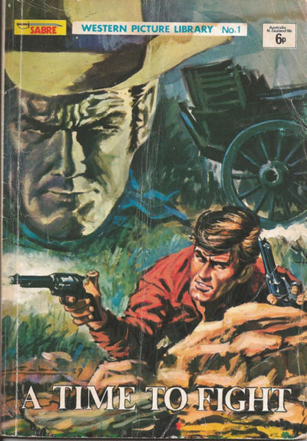 Sabre Western Picture Library #1 comic cover