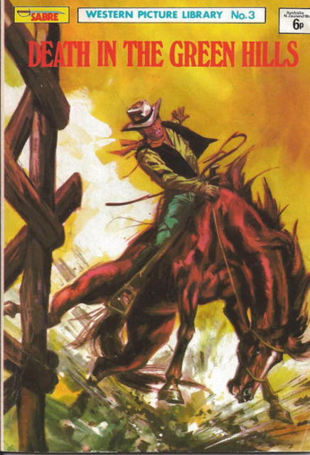 Sabre Western Picture Library #3 comic cover