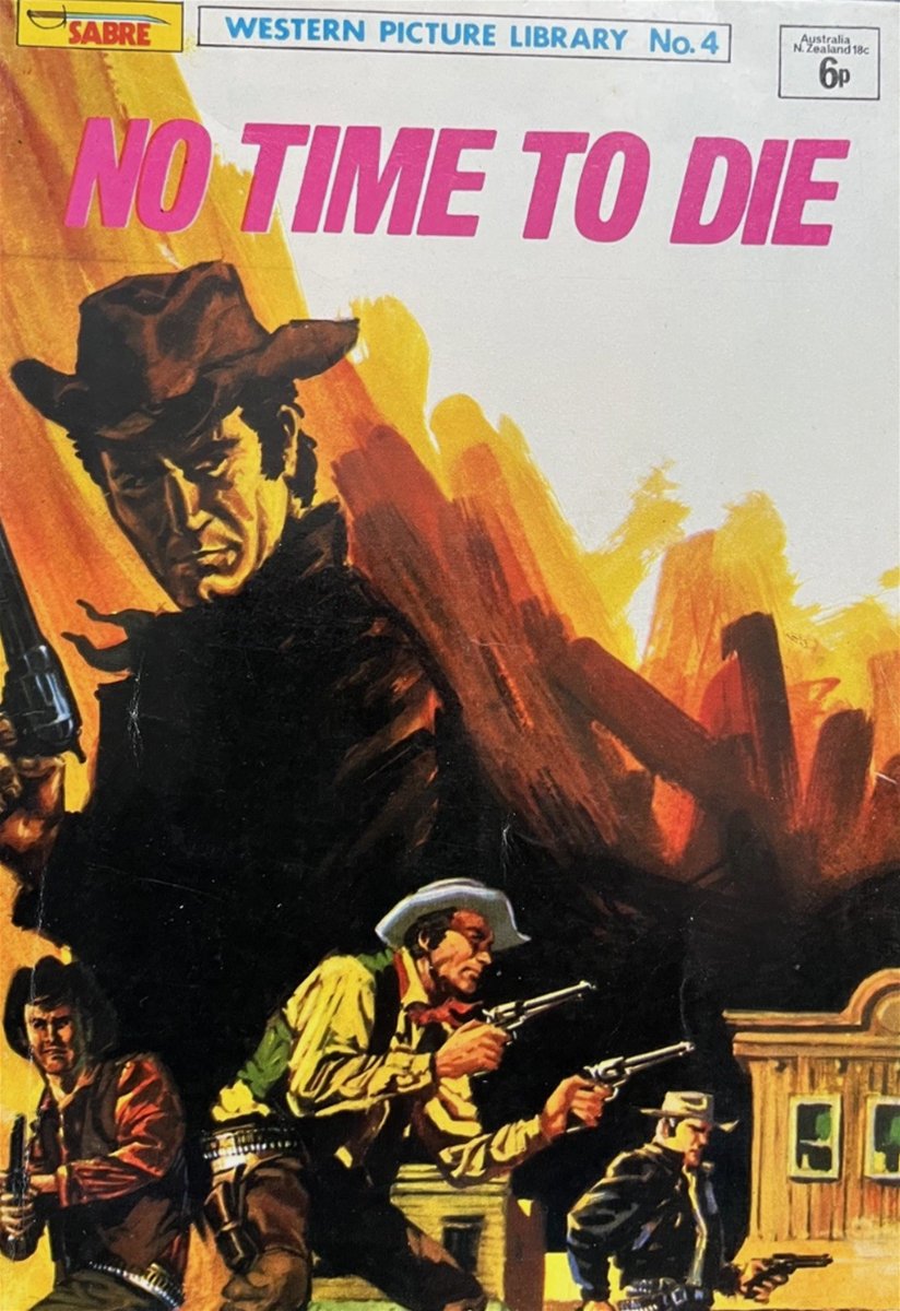 Sabre Western Picture Library #4 comic cover
