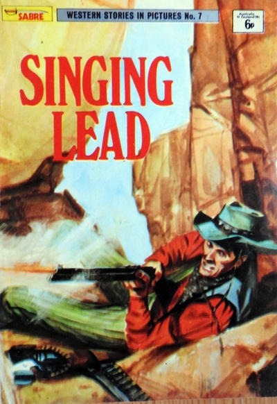 Sabre Western Picture Library #7 comic cover