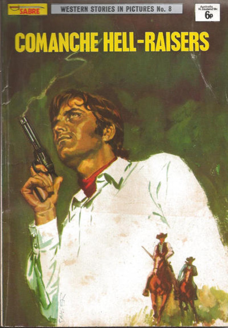 Sabre Western Picture Library #8 comic cover