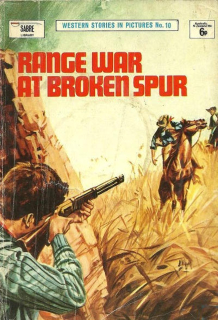 Sabre Western Picture Library #10 comic cover