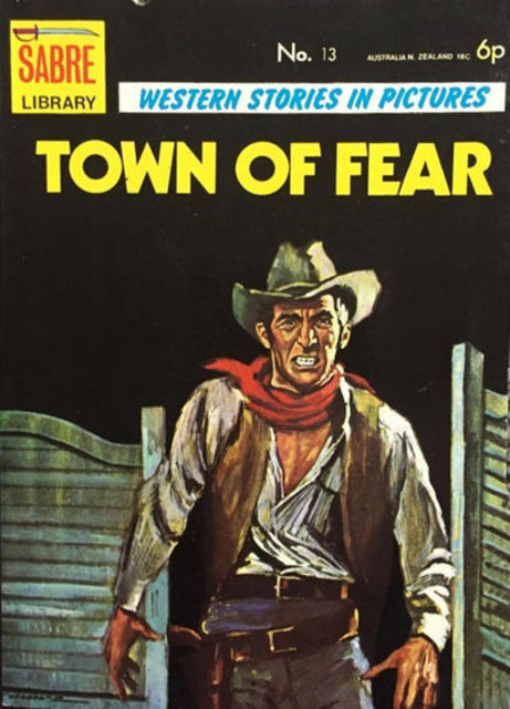 Sabre Western Picture Library #13 comic cover