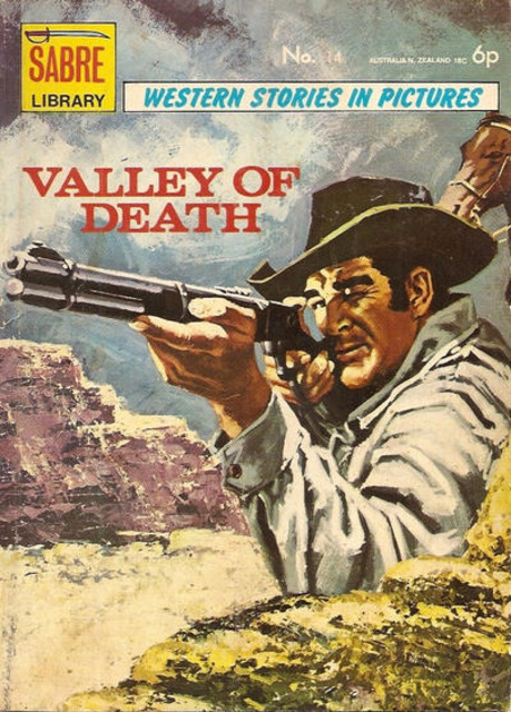 Sabre Western Picture Library #14 comic cover