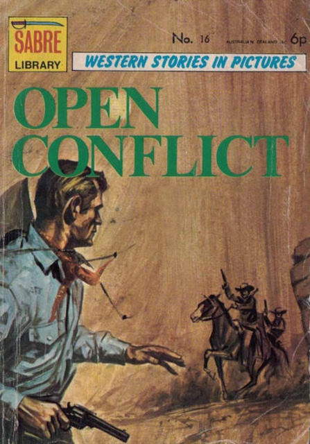 Sabre Western Picture Library #16 comic cover