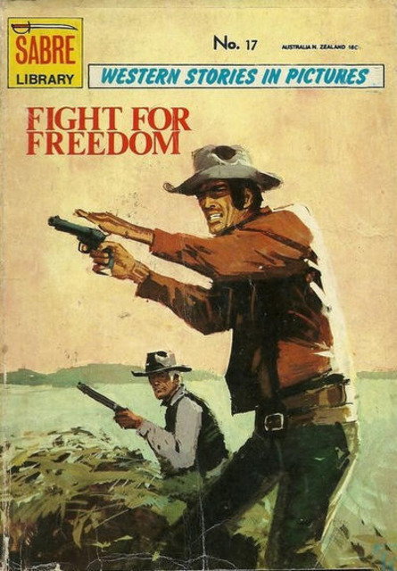 Sabre Western Picture Library #17 comic cover