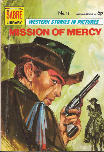 Sabre Western Picture Library #18 comic cover